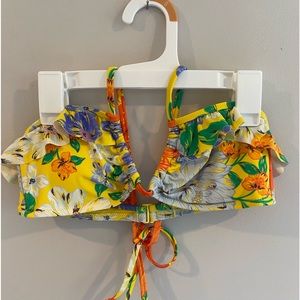 Aerie size Small Yellow Floral Bikini